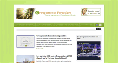 Desktop Screenshot of groupementsforestiers.com